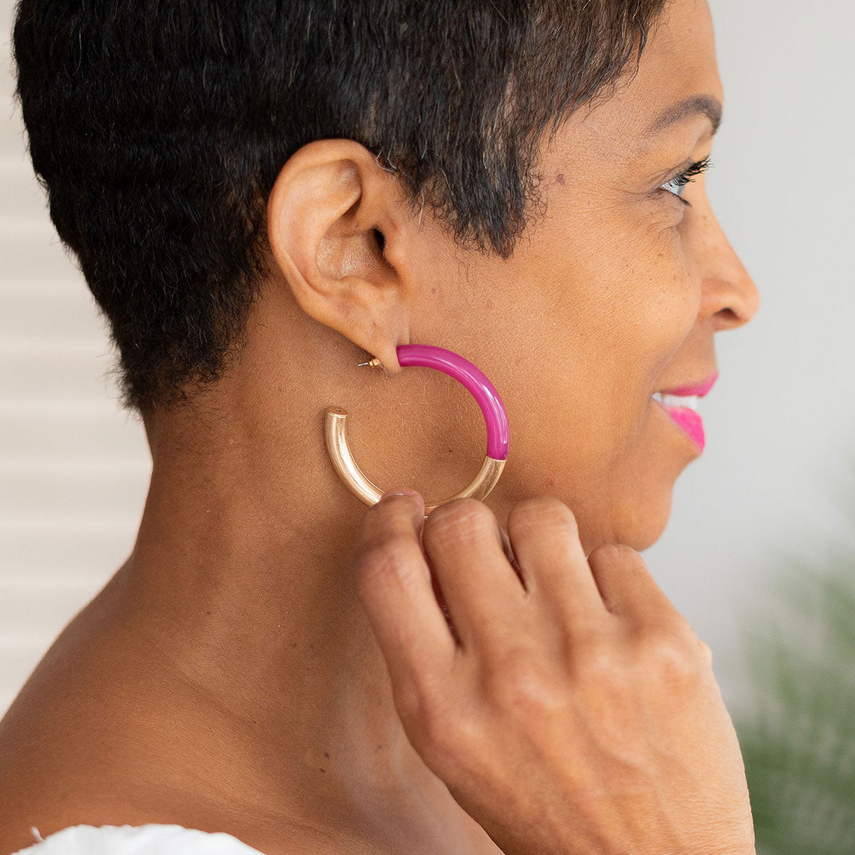 Hot Pink Earrings