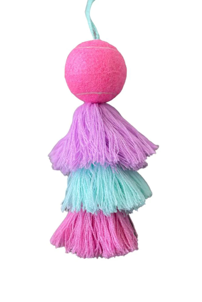 Pink Tennis Ball Pom Pom