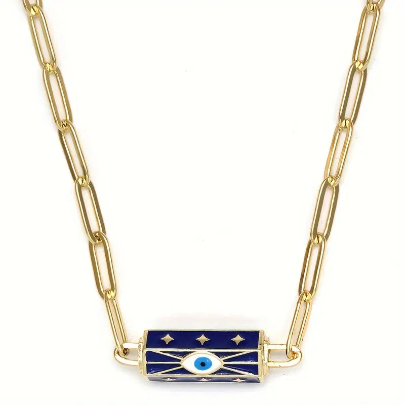 Blue Evil Eye Necklace