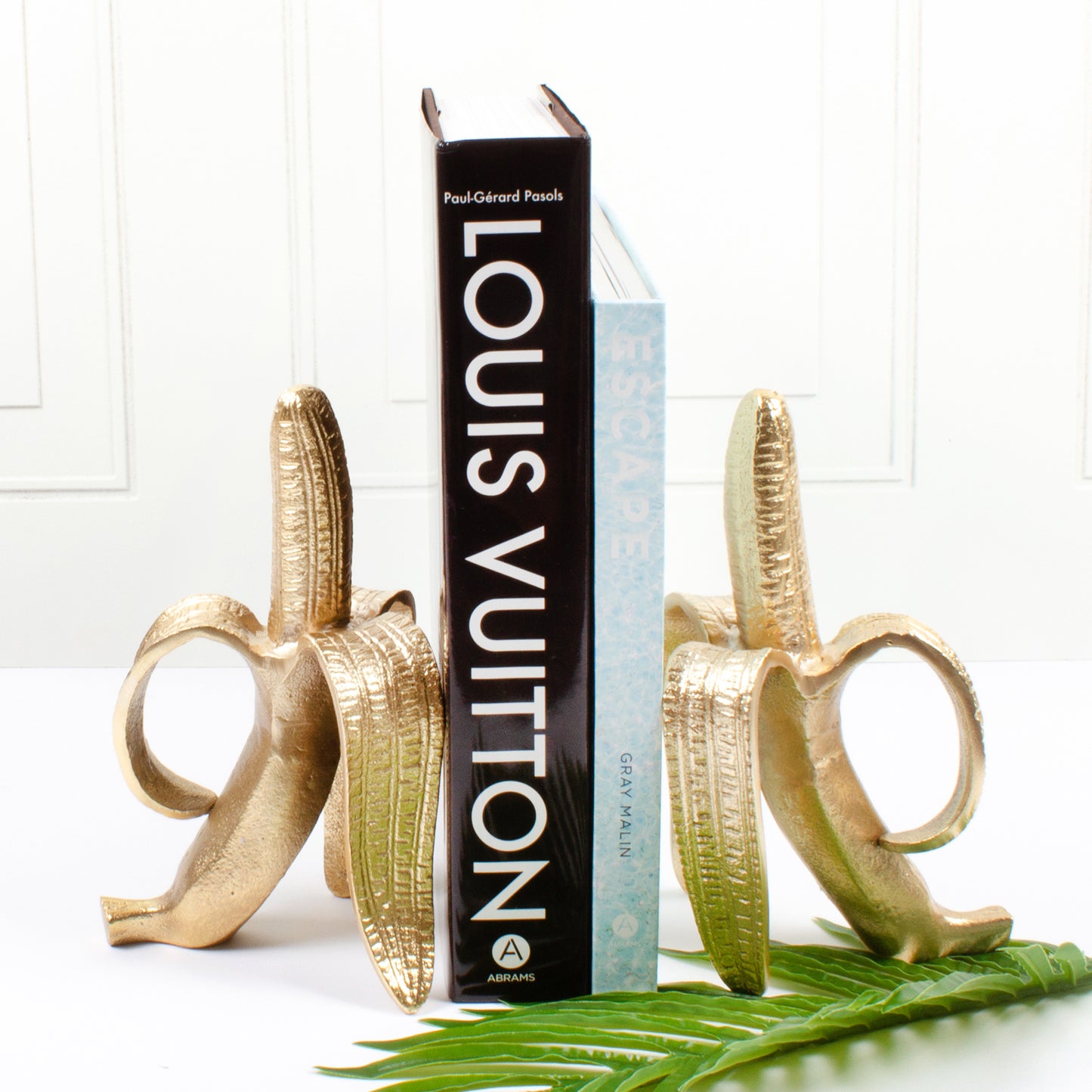 Banana Peel Bookends Set