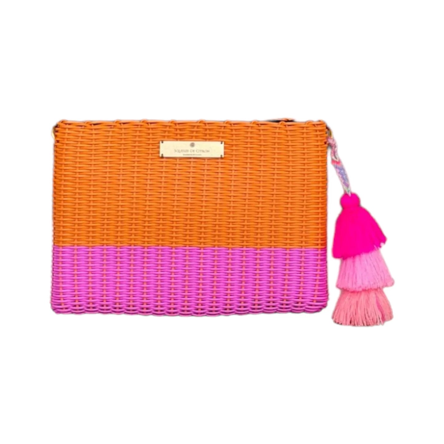 Clutch Clementine Rose Lemon Drop Large