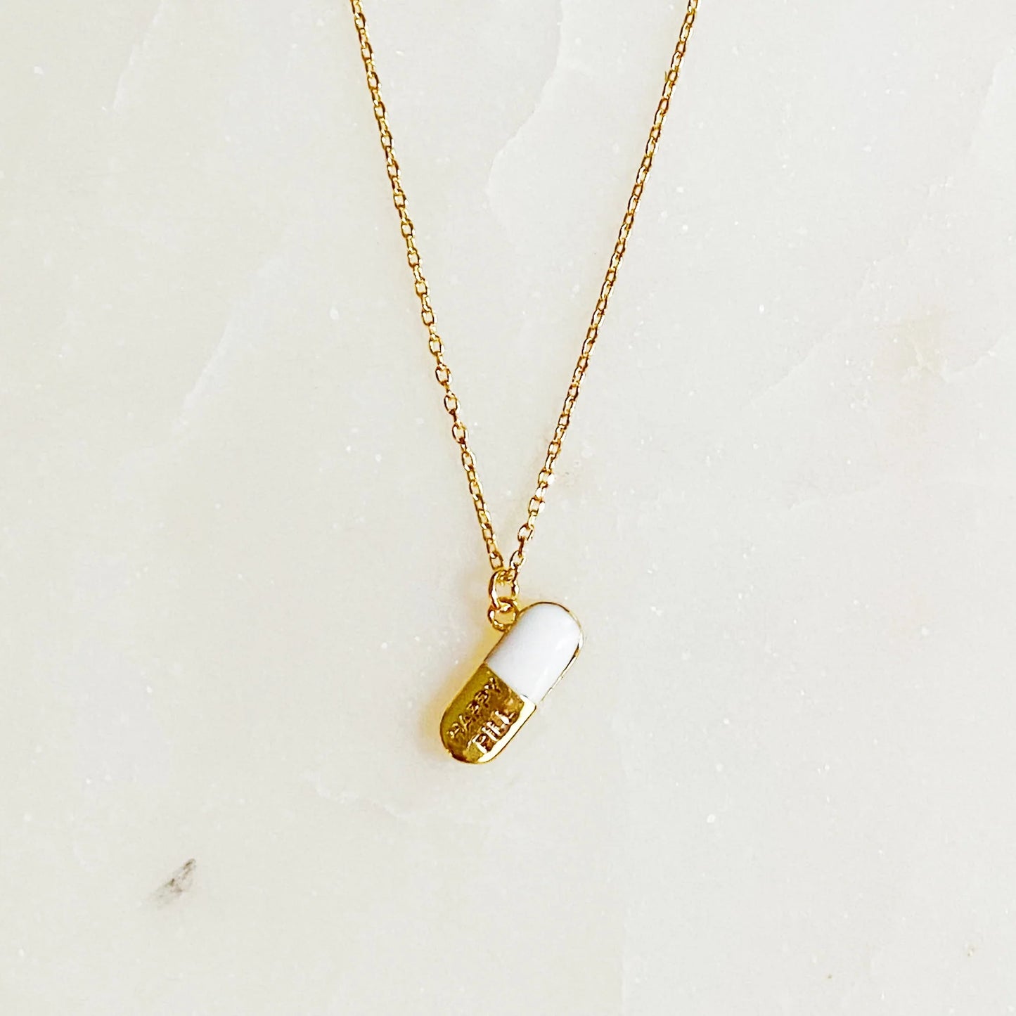 Happy Pill Necklace