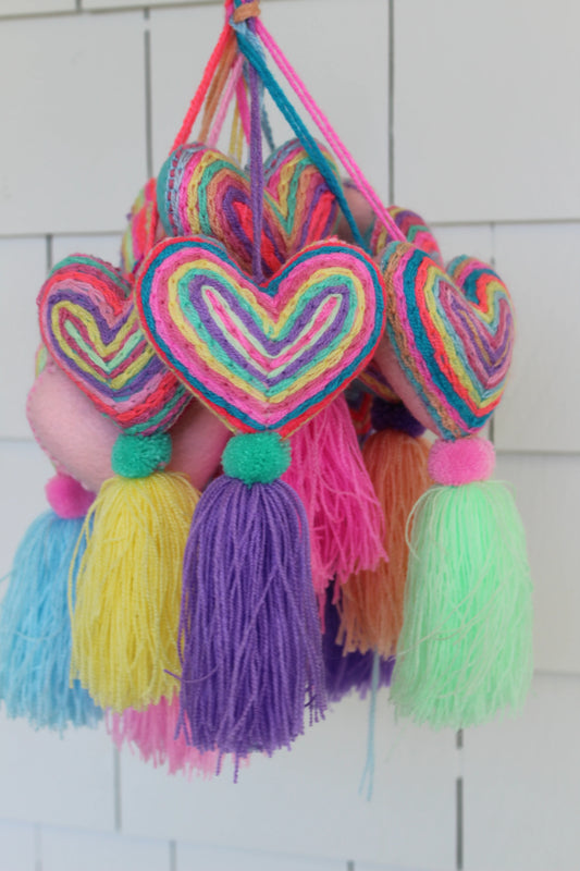 Heart Pom Poms