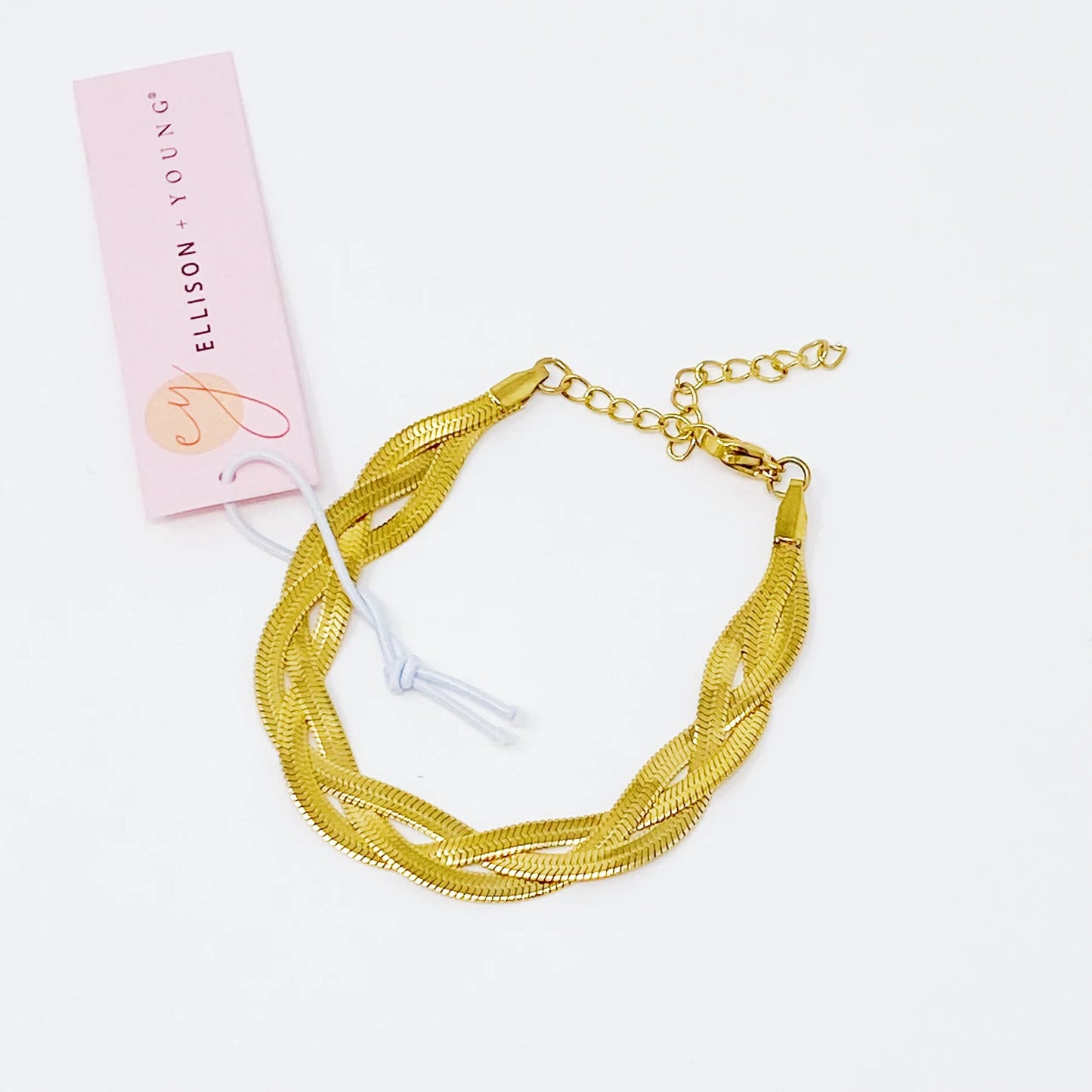 Gold Herringbone Bracelet