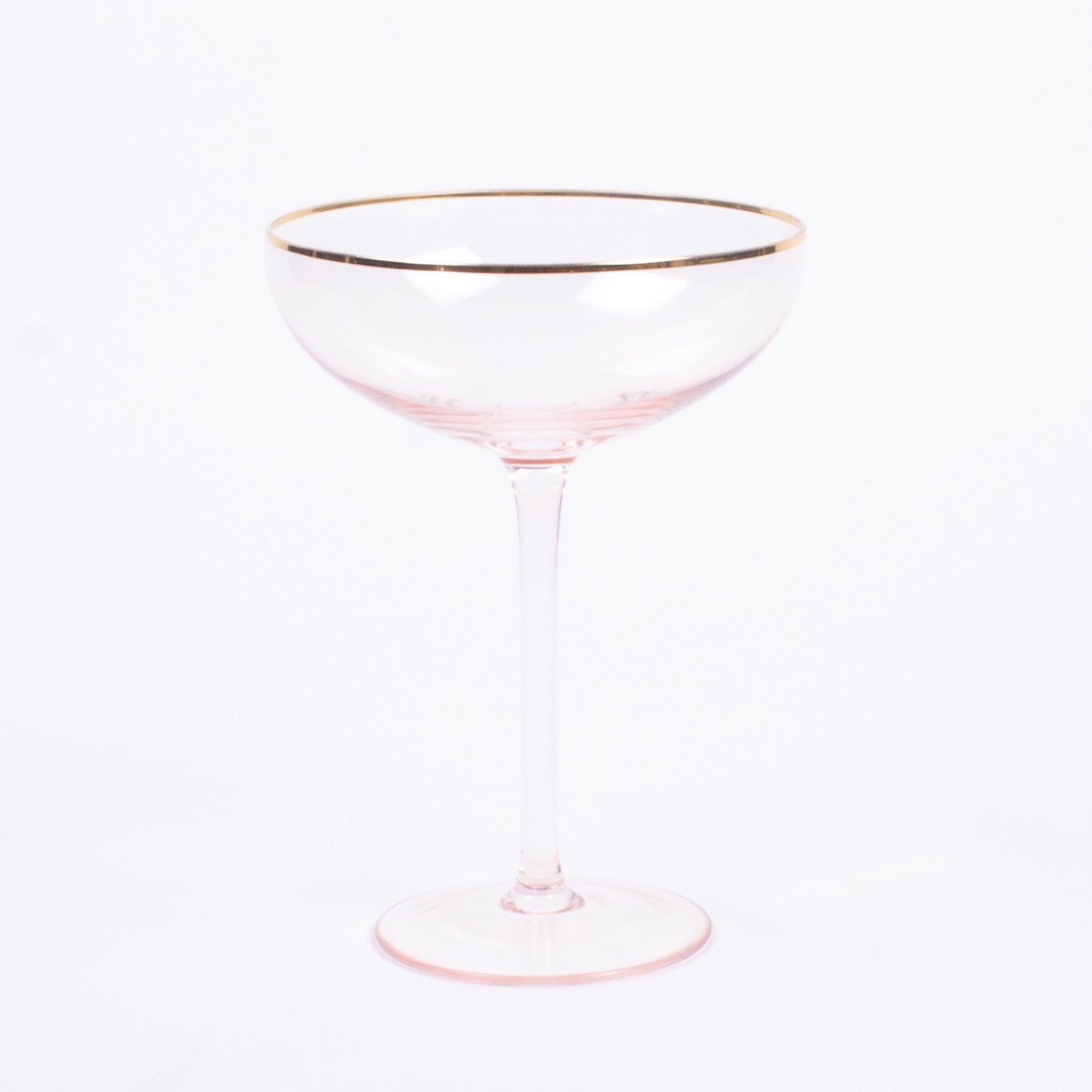 Light Pink Coupe Glass