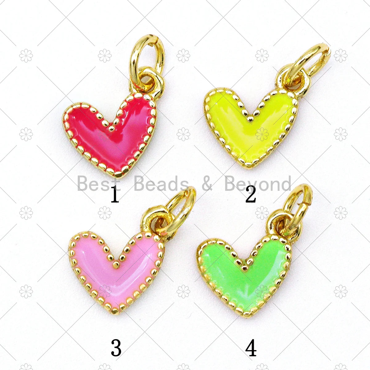 Tiny Heart Charms