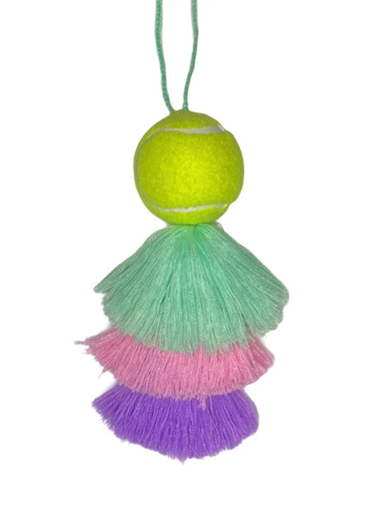 Yellow Tennis Ball Pom Poms