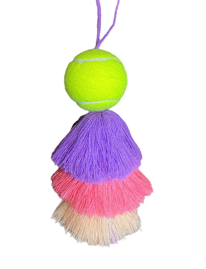 Yellow Tennis Ball Pom Poms