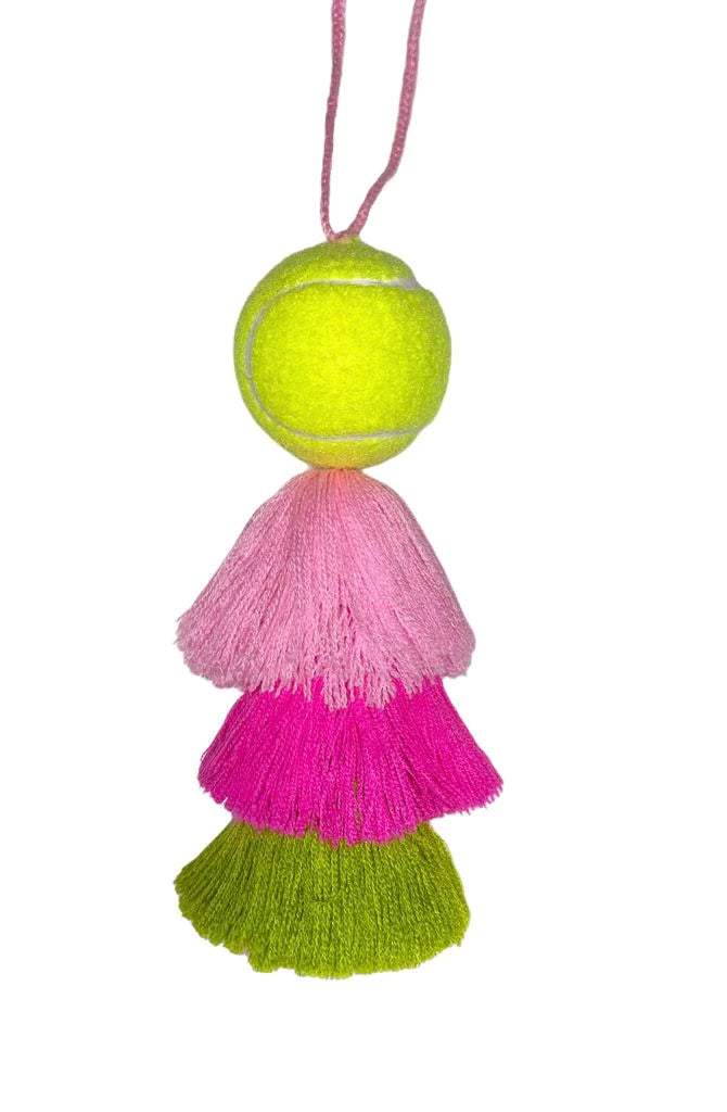 Yellow Tennis Ball Pom Poms