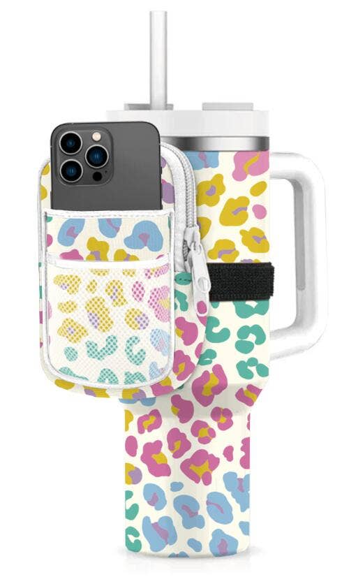 Water Pouch Colorful Leopard